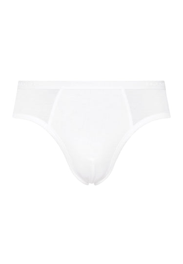 73633 Cotton Pure High Leg Brief - 101 White